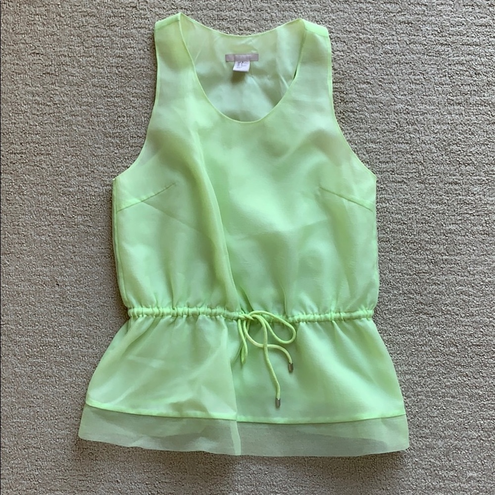 H&M crepe cinch-waist racerback top